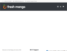 Tablet Screenshot of freshmango.com